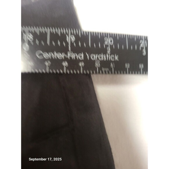 Liz Claiborne Women’s Plus Size 18 Mid-Rise Jeans Black Wide Leg Pants - Picture 7 of 10